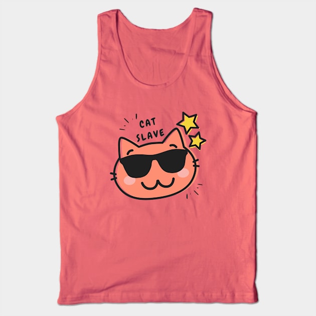 cat slave Tank Top by EsChainarongShop